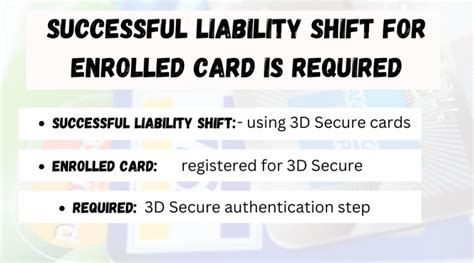 successful liability shift for enrolled card is required.|Successful Liability Shift for Enrolled Cards: Essential。